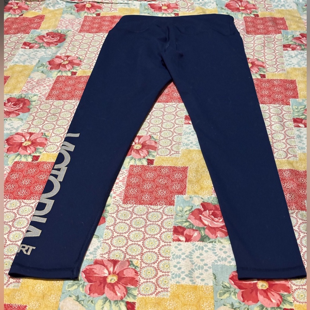 🎈SOLD🎈Victoria Sports by Victoria Secret’s- Blue Leggings Stretch Fit